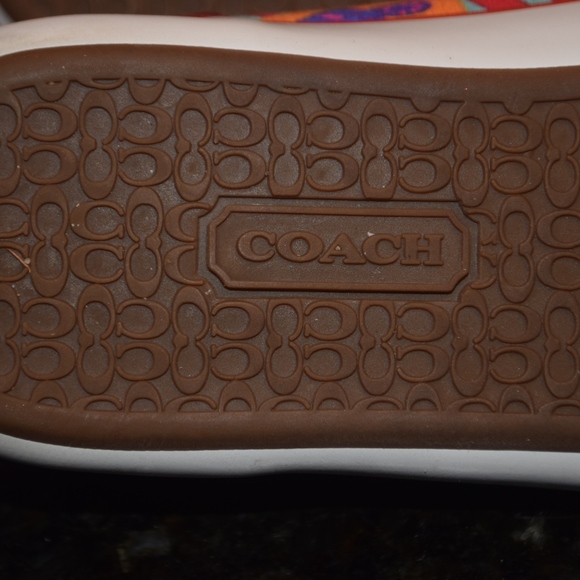 COACH BARRETT ZEBRA GRAFIT P 8M NIB RED - Picture 6 of 8